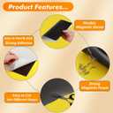 Adhesive Magnetic Sheets 8 x 10 Inch, 18 Packs Magnetic Sheets with Adhesive Backing - 0.5mm Thickness Flexible Magnet Sheets for Dies Storage, Craft Projects, Photos, School, Office