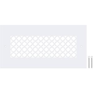 PATIKIL Air Vent Cover Grille for 9.5"x3.5" Duct Opening, Acrylic Glass Decorative Wall Ceiling Hole Cover Register with Screws for Home Ventilation Decor