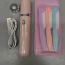 Facial Hair Remover for Women, 2-in-1 Epilator for Women with LED Light USB Rechargeable Portable Electric Epilators Painless Lady Shavers for Face, Lip, Chin, Leg, Arms, Bikini (Pink)