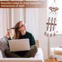 Metals Butterfly Wind Chimes for Outside to Create a Zen Atmosphere Suitable for Outdoor Garden Patio Home Decor,Melodious Melodic Tones Wind Chimes Suitable as A Birthday Gift for Women Mom