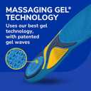 Dr. Scholls Energizing Comfort Mens Everyday Insoles with Massaging Gel - Clinically Proven, All-Day Energy and Comfort Inserts with Patented Triple Gel Design - Shock Absorbing, Arch Support