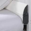 HOMBYS Pillow Wedge for Headboard Gap,Mattress Wedge Gap Filler Queen Size,Bed Crack Pillow,Foam Bed Gap Filler,Multifuctional Headboard Space Filler with Side Pocket,Fill The Gap (0-7")