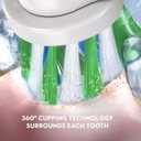 Oral-B Pro 1000 CrossAction Electric Toothbrush, Black and White, 2 Count