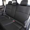 IKABEVEM Custom Fit Seat Covers for Subaru Forester 2014-2018, Full Set Faux Leather Car Seat Covers, Waterproof Seat Protector, Airbag Compatible Interior Seat Covers Black