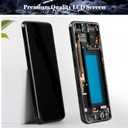 SRJTEK TFT for Samsung Galaxy S8+ LCD Display for Samsung Galaxy S8 Plus Screen Replacement for Galaxy S8+ SM-G955F SM-G955U SM-G955W Touch Screen Digitizer Repair Part with Kits with Frame(Black