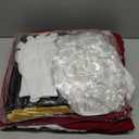 ASOOX Santa Claus Costume Santa Suit Adults Men,Velvet Santa Costume Christmas Santa Outfit, 2XL