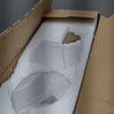 Glass Jars and Acrylic Dryer Sheet Holder, Laundry Pods Container with Bamboo Lid and 27 Labels, Powder Detergent Containers for Laundry Room Organization, Storage Jars Set (3 Pack) (White)