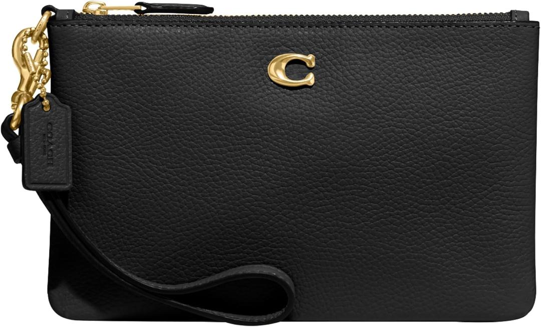 COACH Essential Small Wristlet (Black)