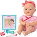 Baby Sweetheart by Battat  Medical Time 12-Inch Doll for Newborn with Soft Body & Easy  to  Read Story Book and Accessories