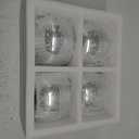 4 PCS Disco Ball Vase & Candle Holder, 5x6inches Mirrored Disco Ball Planter - Perfect Decoration for Living Room, Bedroom, Dining Table, Wedding, Party, Birthday