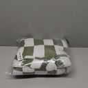 Saodimallsu Womens Checkered Oversized Cardigan Sweaters Color Block Chunky Open Front Lantern Sleeve Plaid Knit Coats, Medium -Large