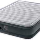 Intex Comfort Plush Mid Rise Dura-Beam Airbed with Internal Electric Pump, Bed Height 13", Queen