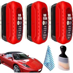 2026 Upgrade Clear Vision Glass Cleaner, Oil Film Cleaning Brush for Automotive Windows, Clear vision Cars Windshield Cleaner Tool, Universal Cleaning Wipe