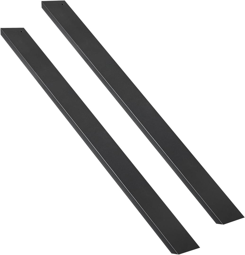 Hidden Double-Sided Island Countertop Support Bracket 2 Pack Black 36 Inch Heavy Duty Granite Countertop Bracket for Kitchen Islands Breakfast Bars