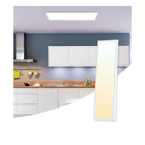 LEONLITE 120-277V 1x4 LED Flat Panel Light Surface Mount, 40W/30W/20W, 4400 LM, 4 Ft. Ceiling Lighting, 0-10V Dimmable, Flush Mount Panel Ceiling Light, 3500K/4000K/5000K, Built-in Driver, UL, White