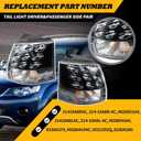Pair Tail Light Compatible with Outlander EX 2007-2013