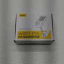 Nulaxy Car Bluetooth FM Transmitter [2024 Upgraded], 1.44" Display Flexible Gooseneck, Handsfree Call Wireless Music Stereo Audio Player Radio Adapter Car Kit USB Phone Charger, TF SD Card AUX-KM18