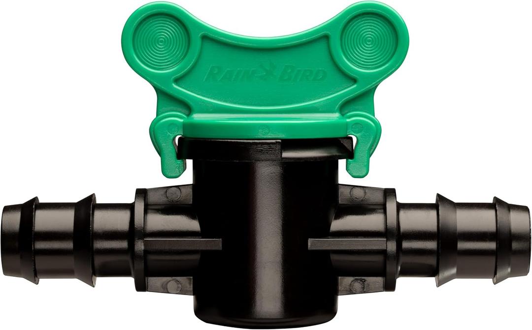 Rain Bird BVAL50-1S Drip Irrigation 1/2" Barbed Valve, Male x Male