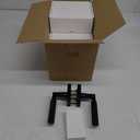 FILTA 6 Pack Matte Black Passage Door Handles, Knurled Door Levers Interior Matte Black Door Lever Bathroom Door Knobs Heavy Duty Square Door Lock