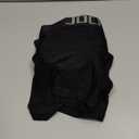 JOCKMAIL Mesh Mens Underwear Boxer Back Mens Padded Underwear Boxer with Hip Pad Men's Boxers (Large, Black)