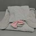 Hudson Baby Unisex Baby Cotton Animal Face Hooded Towel, Pretty Elephant, One Size