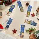 Christmas Diamond Art Bookmarks - 6 PCS The Nativity Diamond Painting Bookmarks Set DIY Christian Jesus Art Craft Religions Xmas Gift Book Lover Beginner