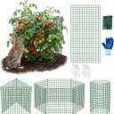 30 PCS Plant Protectors from Animals, 13"x13" Metal Plant Cages for Outdoor Plants, Reusable Plant Covers from Animals, Garden Cloche & Chicken Wire Cloche for Vegetables, Flowers, Seedlings