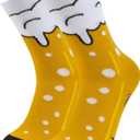 Beer Whisky Gifts Christmas Stocking Stuffers for Dad from Daughter Son Birthday Gifts Funny Socks for Him Men (Beer)