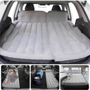 Shademax SUV Air Mattress Inflatable Car Air Mattress for Toyota 4runner RAV4, Jeep Wrangler, Ford Explorer Mattress Outdoor Travel Camping Car Bed with Built-in Pillow for SUV Trunk & Back Seat