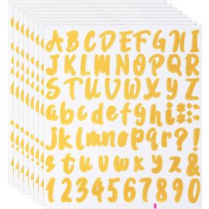 12 shits 2 Inch A-Z Flock Letters Transfer Letters for Graduation Cap Toppers