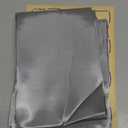 Bedsure Satin Pillowcase, Similar to Silk Pillow Cases Queen Size Set of 2, Cooling Pillow Case Covers with Envelope Closure, Room Decor Gifts for Women Men, Silver Grey, 20x30 Inches, 2pcs