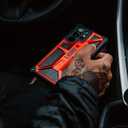 URBAN ARMOR GEAR UAG Designed for Samsung Galaxy S22 Ultra Case Red Crimson Rugged Lightweight Slim Shockproof Premium Monarch Protective Cover, [6.8 inch Screen]