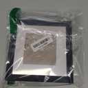 Upsimples 6x6 Picture Frame, Display Pictures 4x4 with Mat or 6 x 6 Without, Wall Hanging Square Frames, Black, 1 Pack