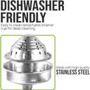 Zulay Kitchen Cast-Iron Orange Juice Squeezer - Heavy-Duty, Easy-to-Clean, Professional Citrus Juicer - Durable Stainless Steel Lemon Squeezer - Sturdy Manual Citrus Press & Orange Squeezer (Orange)