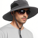 EINSKEY Wide Brim Sun Hat, UPF 50+ UV Protection Waterproof Packable Bucket Hat for Men & Women, Fishing Hiking Beach Garden