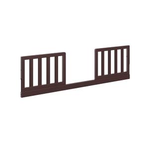 Storkcraft & Graco Toddler Safety Guardrail Kit with Slats (Espresso) GREENGUARD Gold Certified, Converts Compatible Storkcraft & Graco Crib to Toddler Bed, Kit Includes 2 Guardrails