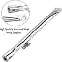 BBQ-Element Stainless Steel Grill Burner Tubes Replacement for Nexgrill 720-0830H, 720-0783E, 720-0864, Gas Grill Pipe Burners for Kenmore, Kitchen Aid, Nexgrill 720-0830A Gas Grill.(4 Pack)
