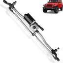Front Windshield Wiper Motor and Linkage Assembly 55077859AB Compatible with Jeep Wrangler 2007-2017 Wrangler JK 2018 3.6L 3.8L V6 Replace# 602-105AS 602105AS 55077859AD 55077859AC