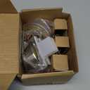 Double keyed Deadbolt Lock - Keyed on Both Sides, 2-Way Adjustable Cylinder Deadbolt (Privacy/Passage), Satin Stainless Steel (Silver, Single Cylinder) (Silver, Double Side)