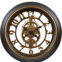 La Crosse Technology 20-inch Bronze Antiqued Gears Quartz Analog Wall Clock - 404-3051C
("The round gear piece on the back of the clock is bent)
