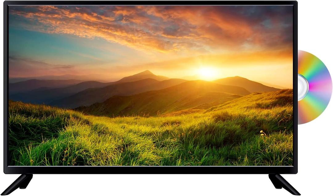 ATYME 320AM5DVD, 32-inch Class, 60Hz, 720P HD LED TV Flat DVD Combo TV,1*USB2* HDMI1*VGA, Build-in DVD Player Dual Channel 8W Speakers Monitor Television