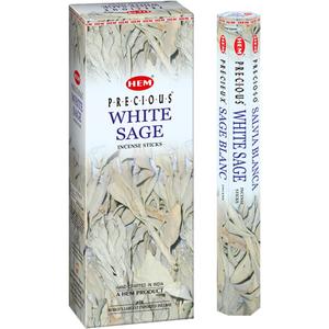 HEM White Sage Incense Sticks - 100 Count | Natural Air Purifying Aromatherapy | Calming and Cleansing Fragrance | Perfect for Meditation and Relaxation | Long-Lasting Burn
