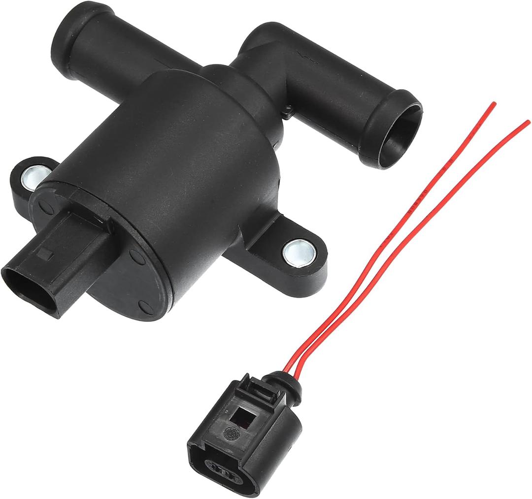 X AUTOHAUX 4H0-121-671-D Control Solenoid Valve for Volkswagen Golf Atlas Jetta Tiguan GTI for Audi A3 A4 A5 A6 A7 A8 Q3 Q5 Q7 Q8 S3 S6 S7 S8 RS7 TT HVAC Heater Control Valve with Connector