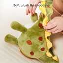 TUMAMA Dinosaur Dancing Interactive Baby Toy, Mimicking Twisted Electronic Soft Plush Toy with Talking Recording Repeat Talking, Talking Dinosaur Toys for Girls and Boys