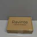 Ravinte 30 Pack Solid Knobs Kitchen Cabinet Round Pulls Dresser Handles Gold Cupboard Hardware Brushed Brass Door Drawer Knobs