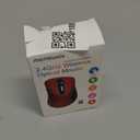 memzuoix 2.4G Wireless Mouse, 1400 DPI Mobile Optical Cordless Mouse with USB Receiver, Portable Computer Mice for Laptop, PC, Desktop, MacBook, 5 Buttons, Red