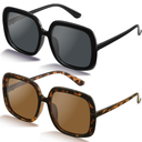 miyya Oversized Polarized Sunglasses Women, Trendy Retro Sun Glasses for Women 2025, Oversized Shades