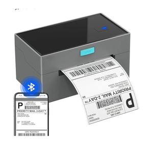 Thermal Shipping Label Printer Bluetooth, 4x6 Label Printer for Shipping Packages, Support iOS, iPhone, iPad, Android, Mac, Windows, Widely Used for Amazon, UPS, USPS, Ebay, Etsy