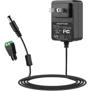 UL Listed 12V 3A Power Adapter, 100-240V AC to DC 12V 36W Power Supply with Barrel Connector 5.5x2.1mm, 12 Volt Wall Wart Adapter, Switching Transformer AC/DC Power Converter