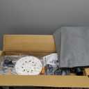 GEVEELIFE Drywall Sander, 880W 7.33A Electric Drywall Sander with Vacuum Dust Collector, 5 Variable Speed 1000-2100RPM, LED Light, Foldable & Extendable Handle, 12 Sanding Discs